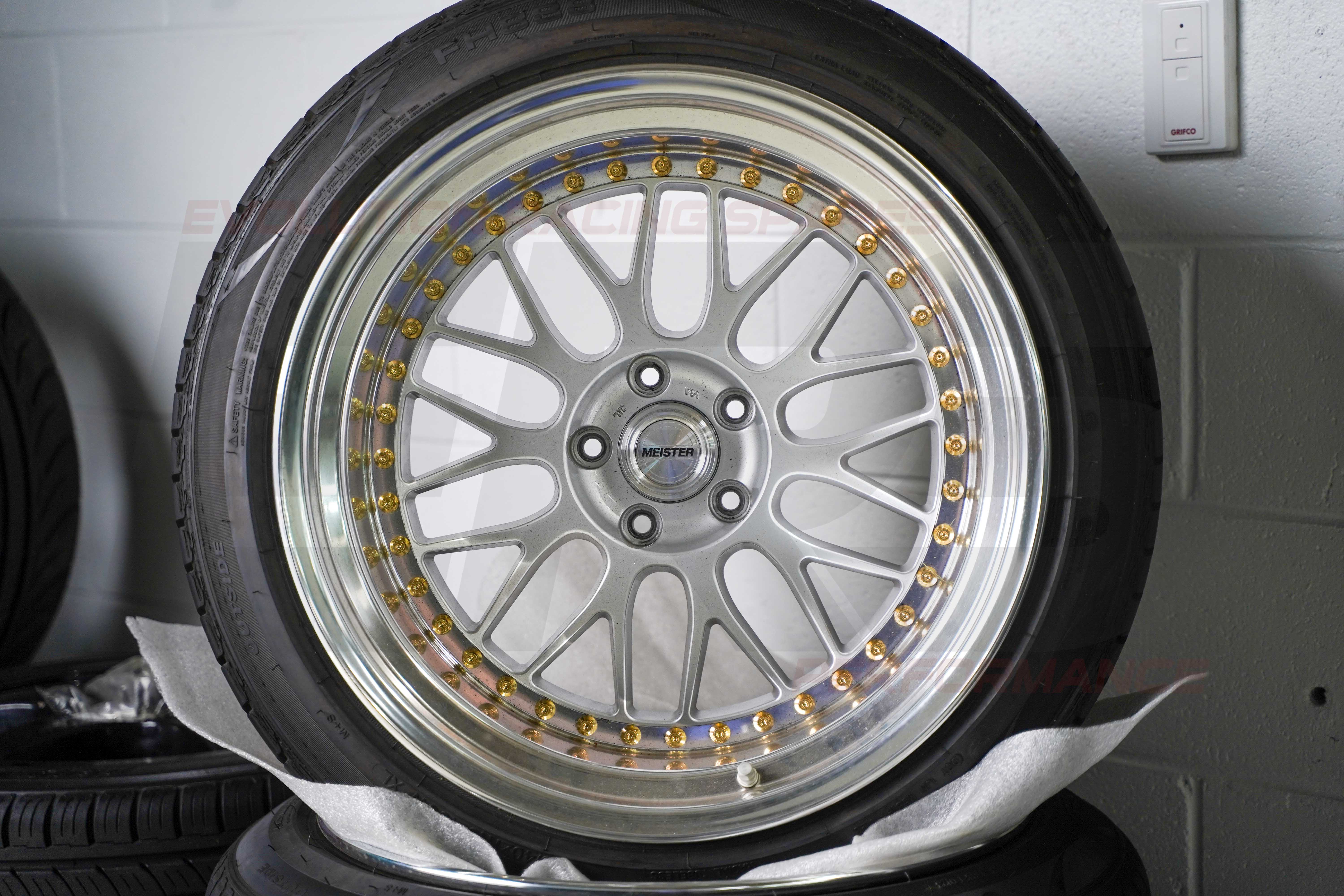 WORK Meister M1 3 Piece Wheels 19x12 +0 5-114.3 – Evolution Racing