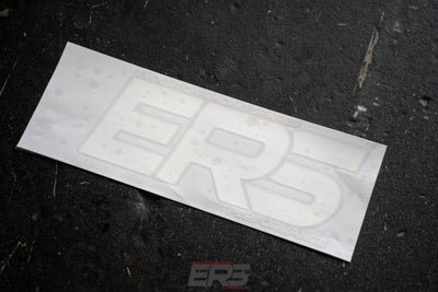 ERS Rear Windshield Sticker - White