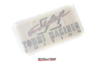 Mitsubishi Evolution 6 6.5 TME Tommi Makinen Rear Boot Trunk Decal Sticker Genuine OEM (MR557510)