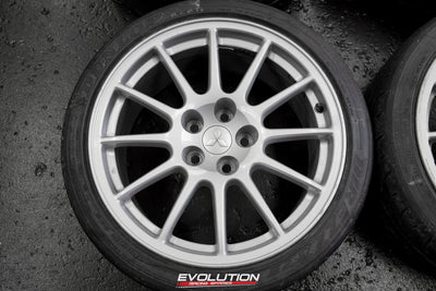 Mitsubishi Evolution Evo X 10 GSR Enkei Wheels Factory Alloy Wheels Set 18x8.5 +38