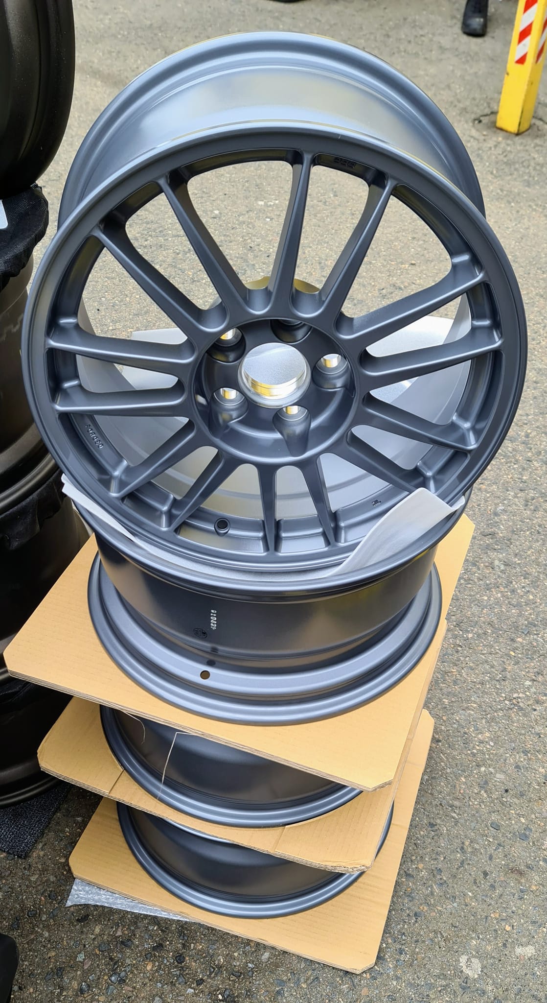 Mitsubishi Evolution 8MR 9 9MR Factory BBS Wheels - BRAND NEW IN BOX ...