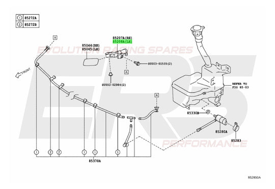 HID Headlight Washer Jet | Suits Toyota 86/ Subaru BRZ