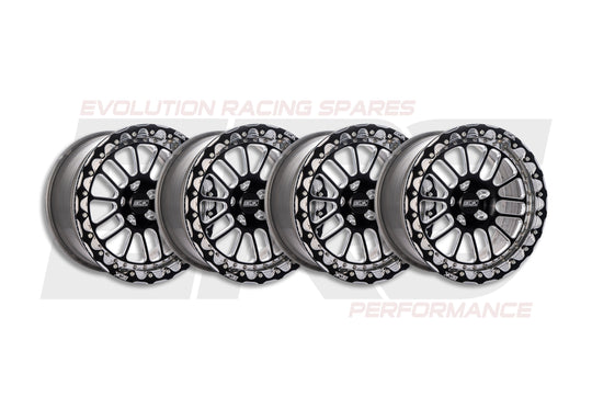 Belak Industries Series 2 - 15" - 2 Piece Racing Wheels - Set of 4 (Evo 7/8/9 Drag Fitment)