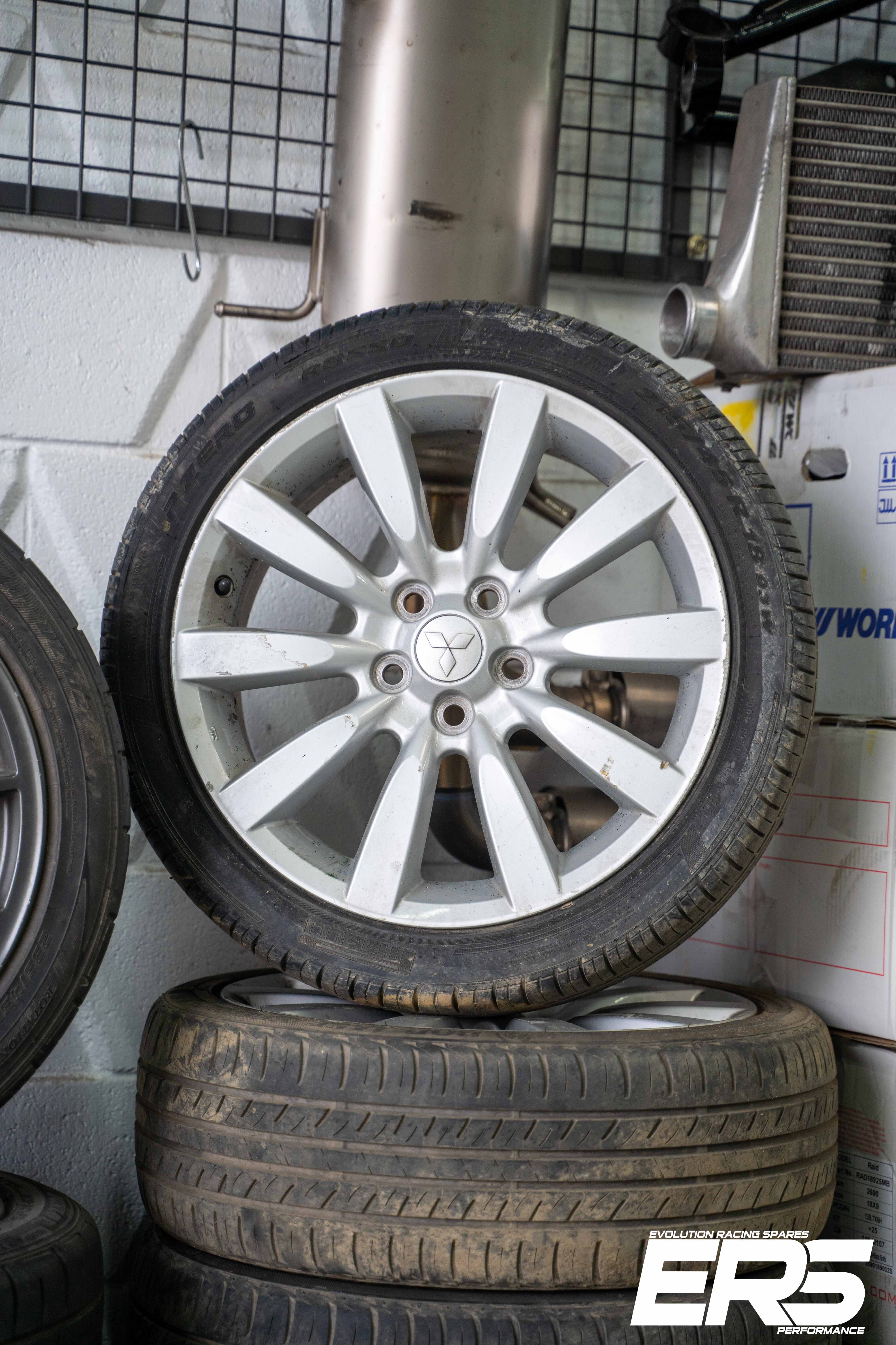 Genuine Mitsubishi RALLIART Lancer Factory Rims 18 Inch – Evolution ...