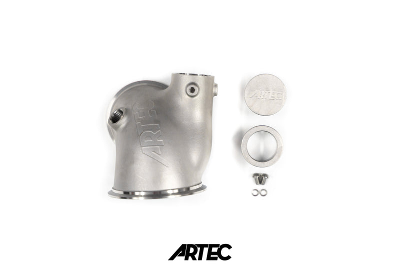 Mitsubishi Evo 4-9 Dump Pipe Adapter for Low Mount V-Band Exhaust Manifold