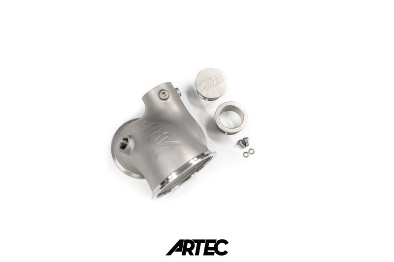 Mitsubishi Evo 4-9 Dump Pipe Adapter for Low Mount V-Band Exhaust Manifold