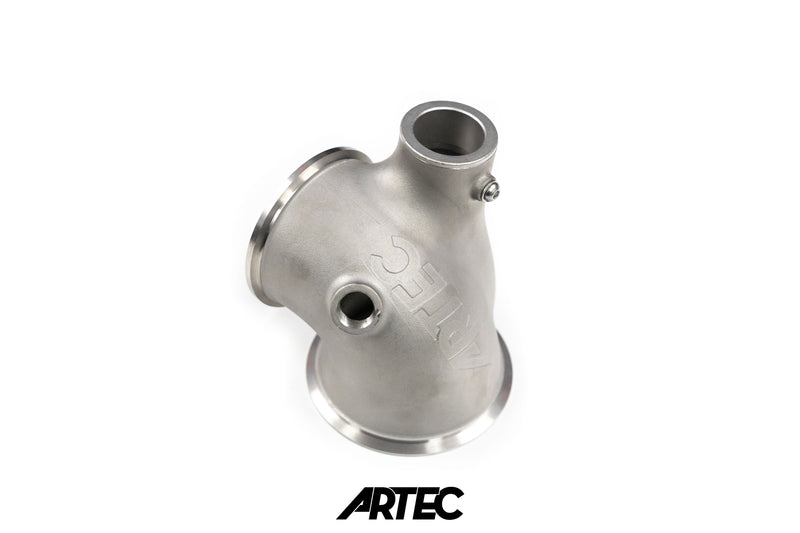 Mitsubishi Evo 4-9 Dump Pipe Adapter for Low Mount V-Band Exhaust Manifold