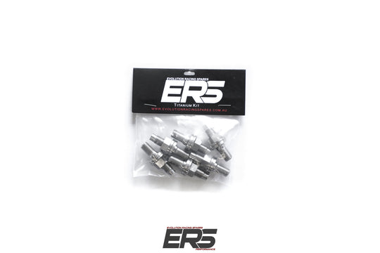 ERS Mitsubishi 4G63 Evo 4 - 9 Titanium Manifold to Turbo Bolt Kit