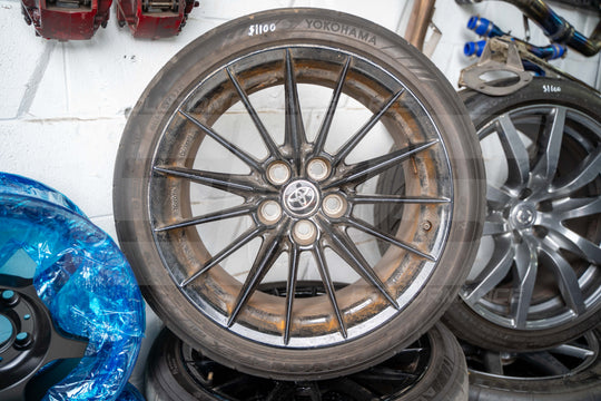 Genuine Toyota GR Yaris Enkei OEM 18×8J +45 Alloy Wheels - Set of 4