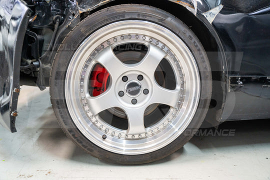 Hussla Silver 5-Spoke Deep Dish Alloy Wheels & Tyres – Toyota 86 ZN6 – Set of 4