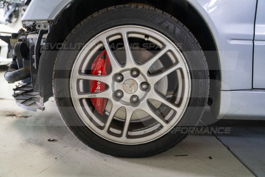 Mitsubishi Lancer Evolution 9 Enkei OEM 17-Inch Silver Alloy Wheels & Kumho Tyres – Set of 4