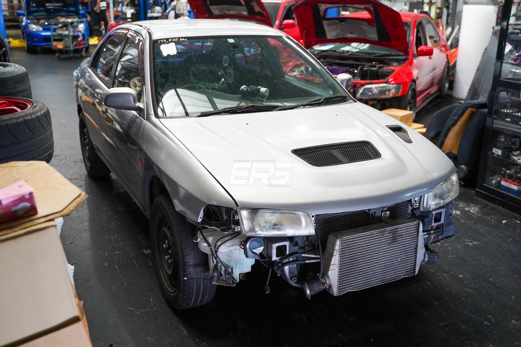 Evo1 Shell 1996 Mitsubishi Lancer Evo 4 Rolling Shell – Evolution Racing Spares