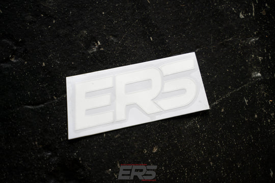ERS Rear Quarter Sticker - White