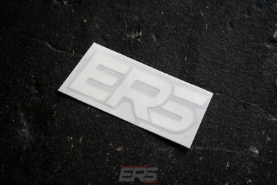 ERS Rear Quarter Sticker - White