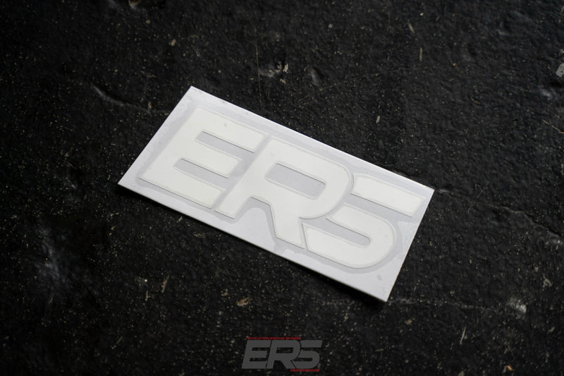 ERS Rear Quarter Sticker - White