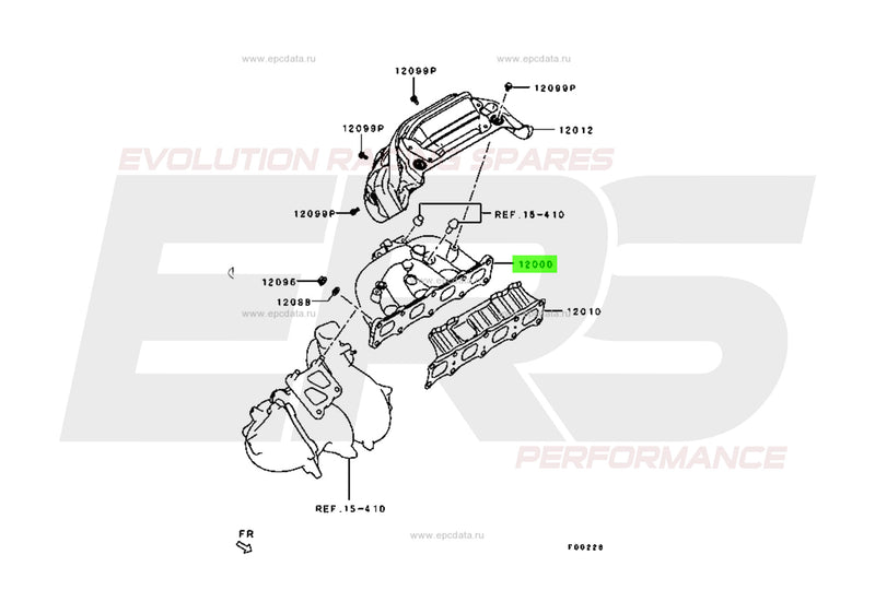 Factory Exhaust Manifold | Suits Evo X