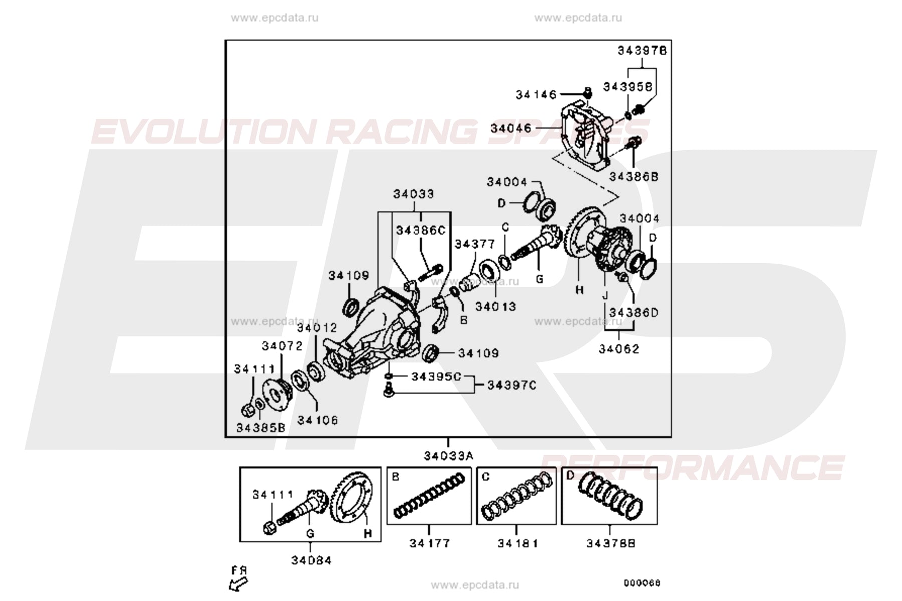 Evo 10 Rear Diff Rear Differential | Suits Evo X – Evolution Racing Spares