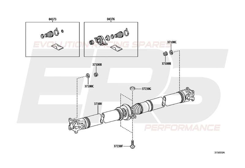 Tail Shaft for Toyota GR Yaris