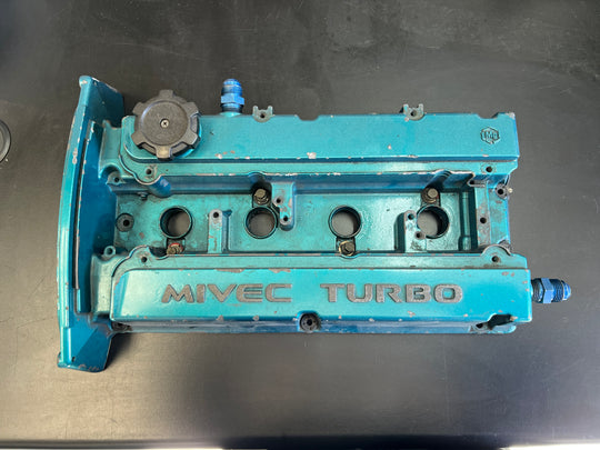 On Sale! Genuine Mitsubishi Evo 9 MIVEC Rocker Valve Cover Tapped
