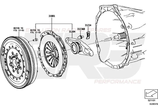 Clutch Cover Assy suits Toyota GR Supra A90
