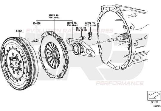 Flywheel Sub-Assy suits Toyota GR Supra A90