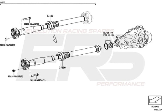 Propeller Shaft Assembly suits Toyota GR Supra A90