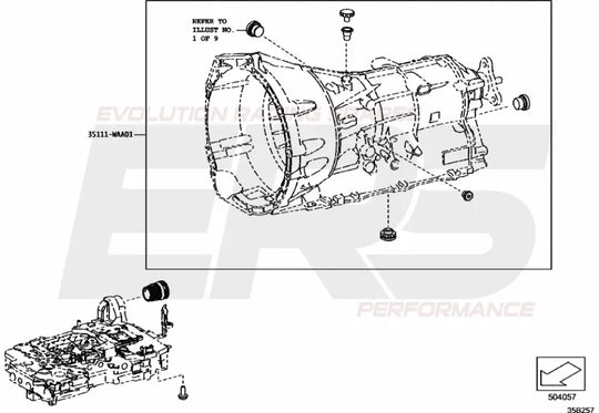Transmission Housing suits Toyota GR Supra A90