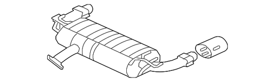 Muffler | Suits Evo X