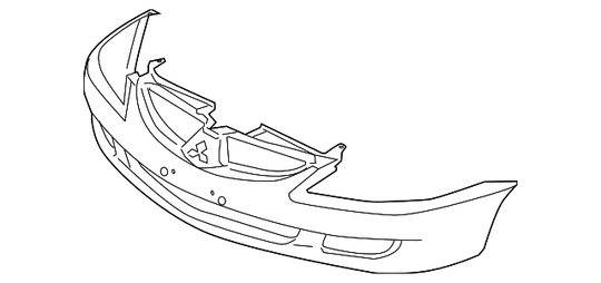 Front Bumper Bar Evo 9 (Complete)