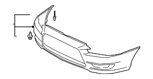 Front Bumper Complete | Suits Evo X