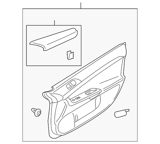Door Trim Assembly | Suits Evo X & Ralliart