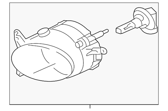 Fog Lamp Assembly | Suits Evo X
