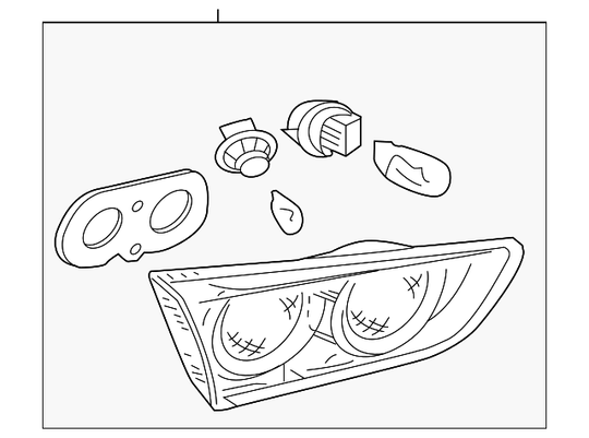 Taillight Set (Black Housing) | Suits Evo X & Ralliart