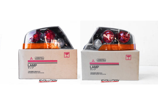 Mitsubishi Evolution Evo 9 Tail Light Lamp PAIR Genuine OEM (8330A119, 8330A120)