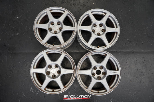 Evo 8 Enkei Rims Wheels 17x8 +35 5x114. 3