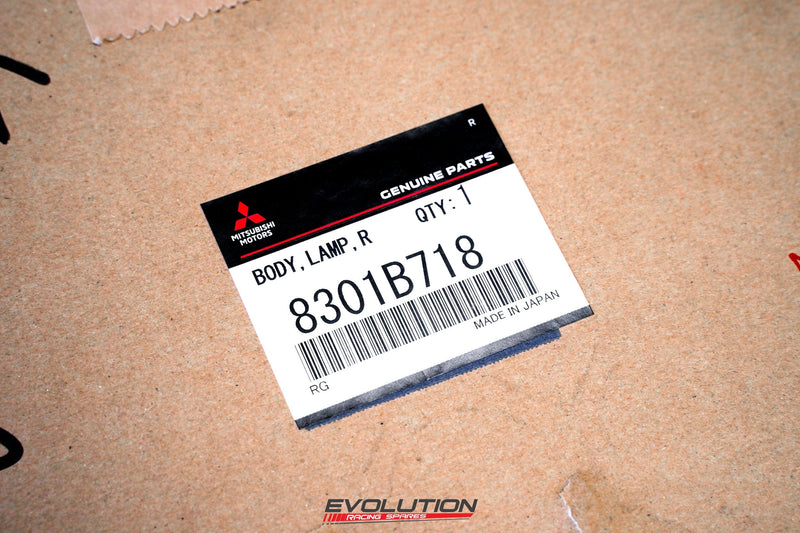 Mitsubishi Evolution Evo 8MR HID Headlight RHS Driver Genuine OEM (8301B718)