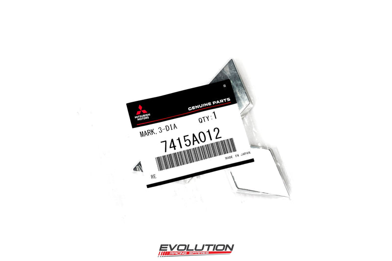 Mitsubishi Evolution Evo 7 8 9 CT9A Rear Trunk Boot Emblem Badge (7415A012)