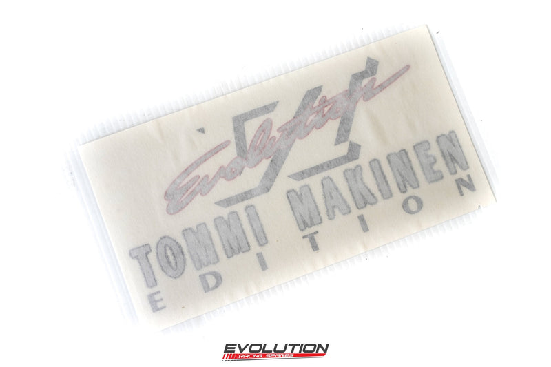 Mitsubishi Evolution 6 6.5 TME Tommi Makinen Rear Boot Trunk Decal Sti ...