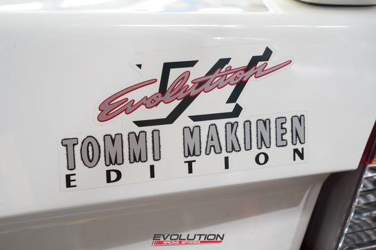 Mitsubishi Evolution 6 6.5 TME Tommi Makinen Rear Boot Trunk Decal Sticker Genuine OEM (MR557510)