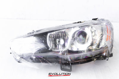 Mitsubishi Evolution Evo 10 X MR Headlights HID LHS Passenger Genuine OEM (8301C345)