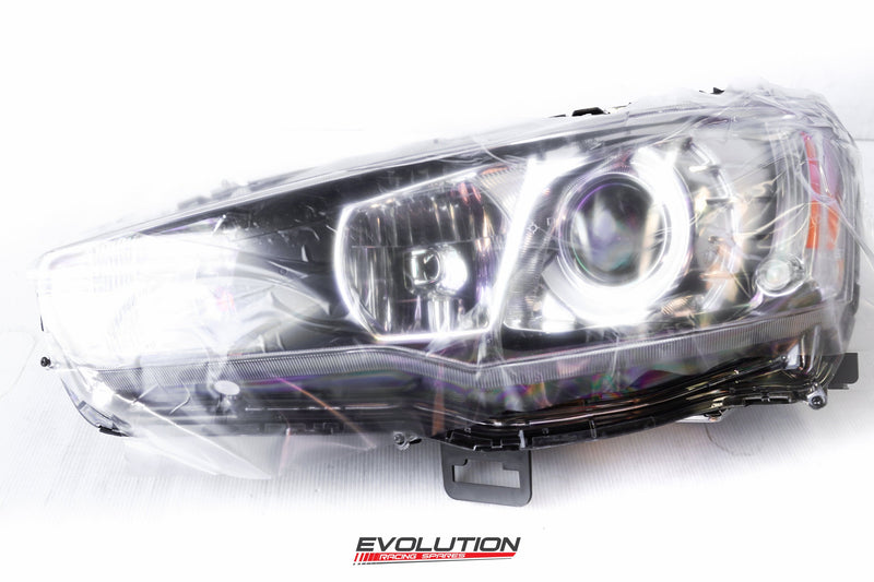 Mitsubishi Evolution Evo 10 X MR Headlights HID LHS Passenger Genuine OEM (8301C345)