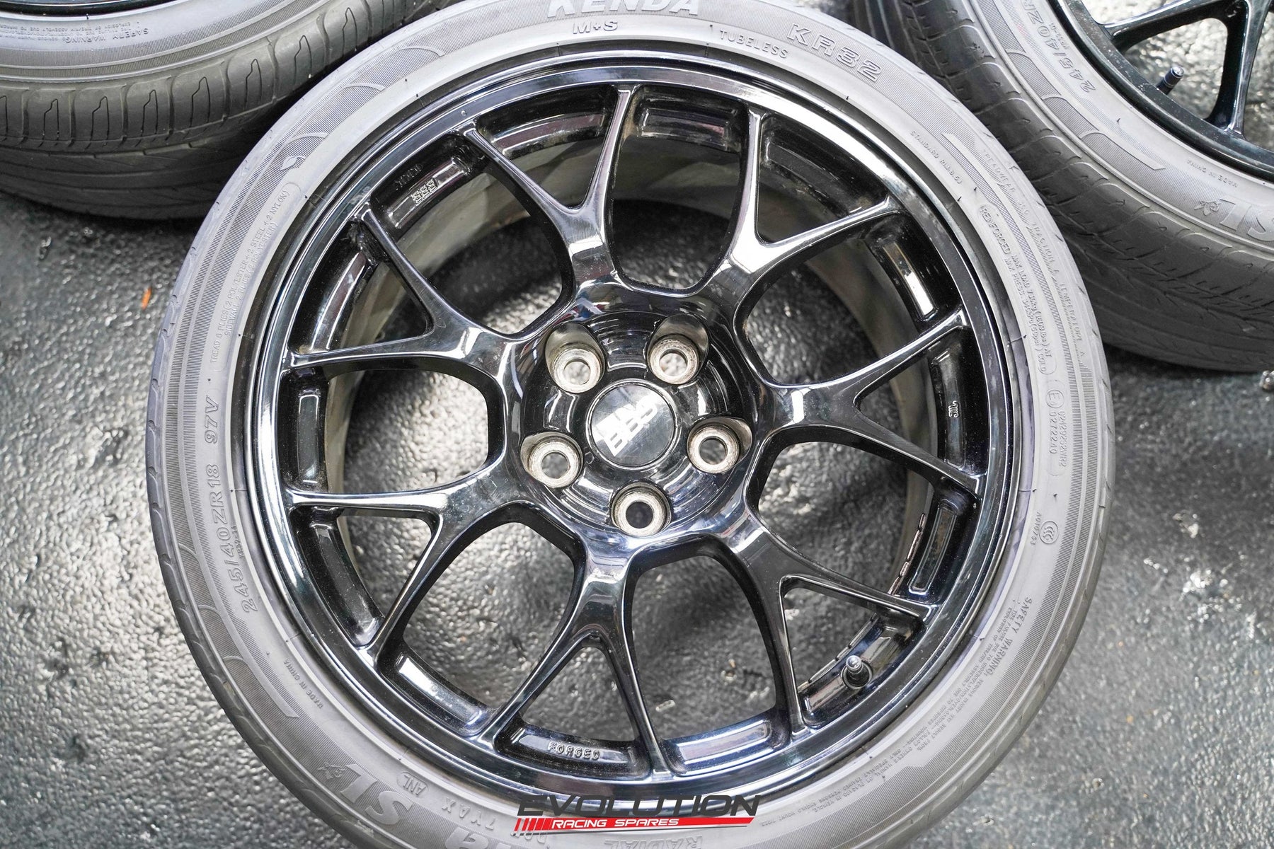 Mitsubishi Evolution Evo X 10 MR BBS Factory Wheels Set 18x8.5 +38 ...
