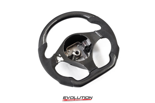 Mitsubishi Evo 7 - 9 CT9A Carbon Fibre Steering Wheel OEM Retrimmed Momo