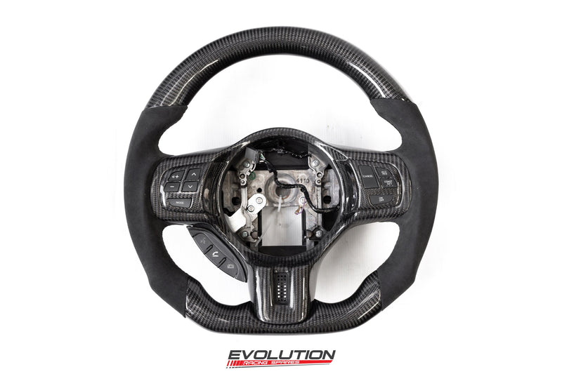 Mitsubishi Evo 10 CZ4A Carbon Fibre Steering Wheel OEM Retrimmed