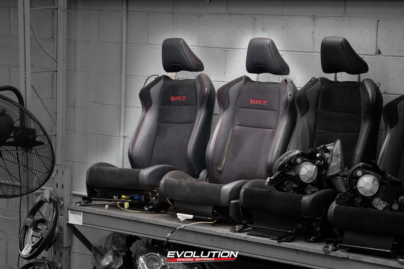 Subaru BRZ Front Seats Black with Red Stitching