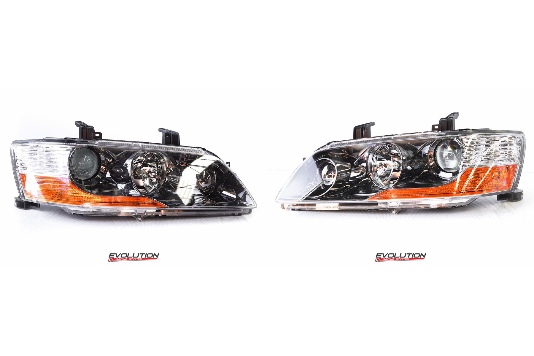 Mitsubishi Evolution Evo 9 Headlights Head Light Lamp PAIR Genuine OEM