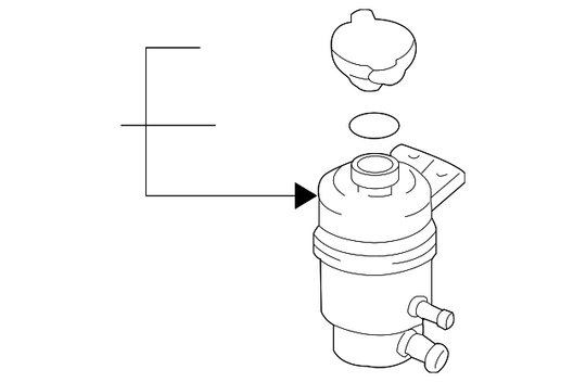 Power Steering Pump Resevoir | Suits Evo X & Ralliart