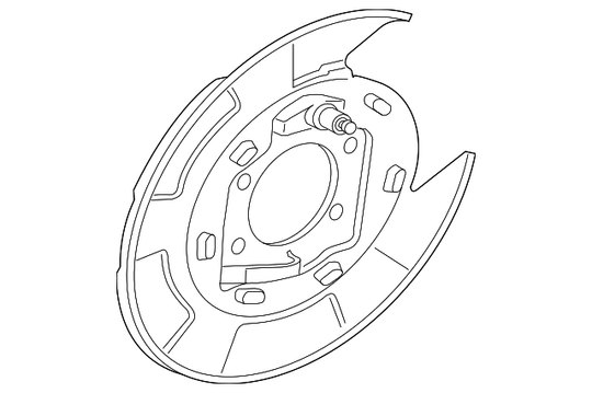 Rear Braking Plate | Suits Evo 7-9