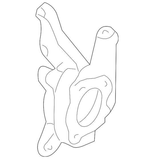 Front Knuckle w/Hub & Bearing | Suits Evo 7-9