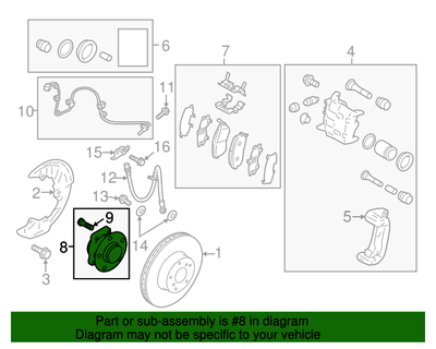 Hub & Bearing | Suits Toyota 86/ Subaru BRZ